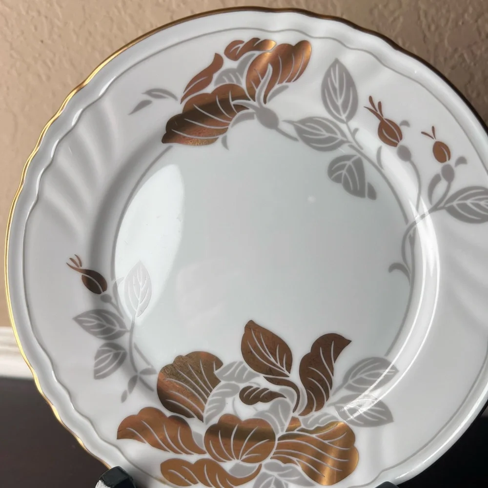 Vintage Fitz & Floyd Odeon Bread and Butter Plate, Fine Porcelain China, Japan
